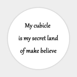 Funny "Office Cubicle" Joke Magnet